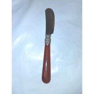 INOX 18/10 Italy Stainless Cheese Spreader Single Burgundy Color